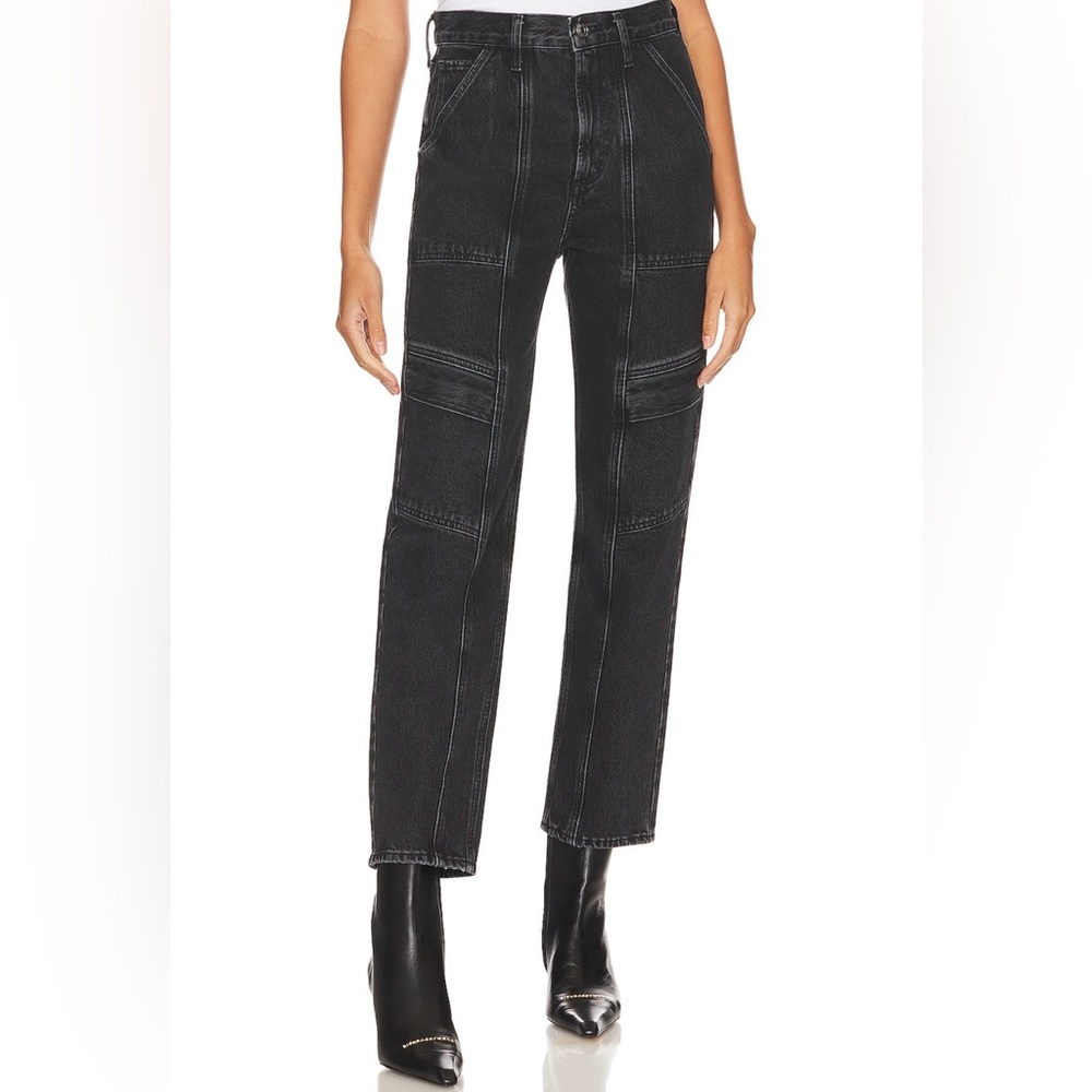 Agolde Cooper Cargo Black Women's Jeans